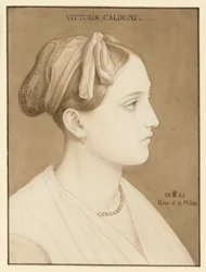 Retrato de Vittoria Caldoni
