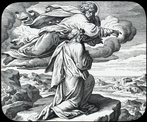 Moisés vê a terra de Israel, século 19