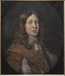 Frederic de Holstein Gottorp - Retrato de Frederick (1635-1654), herdeiro ao trono de Holstein-Gottorp, por Ovens, Juergen (1623-1678). Óleo sobre tela, Primeira Metade do 17º cen... Dimensão: 70x60 cm. Nationalmuseum Stockholm