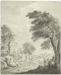 paisagem com estrada