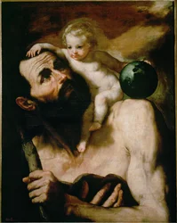 São Cristóvão ... (pintura sobre tela)