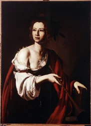 Alegoria da História. Pintura de José de Ribera, conhecida como il Spagnoletto "o Spagnolet" (1591-1652)