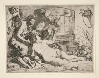 Bacchanal (Silenus embriagado)