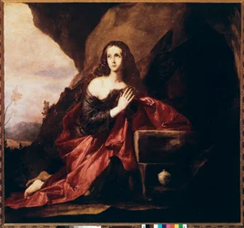 Maria Madalena rezando (óleo sobre tela