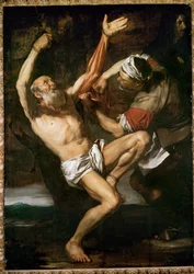 O martírio de São Bartolomeu (pintura sobre tela)