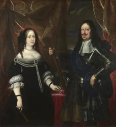 Retrato duplo do Grão-Duque Fernando II da Toscana e sua esposa Vittoria della Rovere, década de 1660