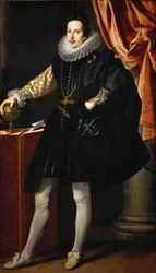 Grão-duque da Toscana Cosimo II de &39;Medici, após 1625 (óleo sobre tela)