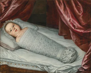 Retrato de Cosimo III de Medici 1642-1723 quando bebê, ca.