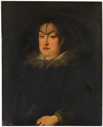 Espanhol: María Magdalena de Austria-Estiria, gran duquesa de Toscana Retrato de Maria Maddalena de Áustria quando viúva