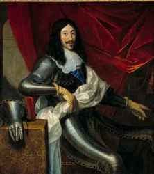 Retrato de Luís XIII (1601-1643) Rei da França - Pintura de Juste D