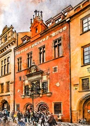 Fachada histórica de Praga