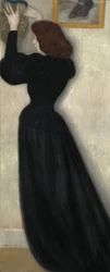 Mulher esbelta com vaso, 1894