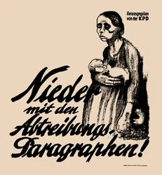 Abaixo os parágrafos do aborto!, 1923.