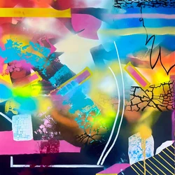 Energia abstrata vibrante