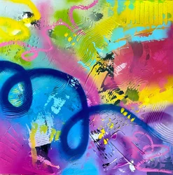 Espirais abstratas vibrantes