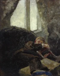 Jovem - dia seguinte (ressaca) 1884 (óleo sobre tela)