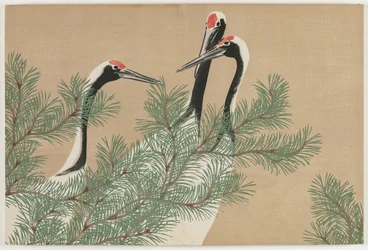 Flores de Cem Mundos (Momoyogusa): Guindastes (Tsuru)