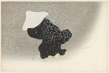 Rodando neve, 1909 (impressão em xilogravura)