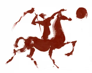 Cavaleiro abstrato