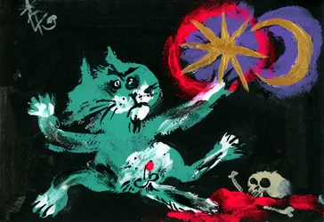 Gato feiticeiro, feitiço celestial