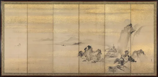 Paisagens de verão e inverno, 1600s.