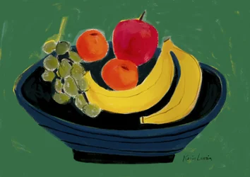 Natureza morta com frutas coloridas