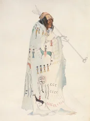 Homem Piegan Blackfeet