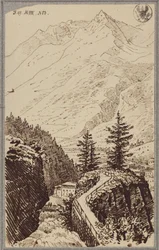 Vista no vale de Gastein