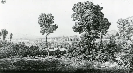 Vista de Messina e da costa oposta da Calábria