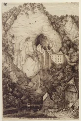 O castelo de Predjama ou Lueg, a XII horas de Trieste