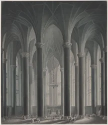 A residência de um príncipe. Vista interior
