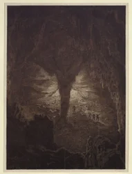A grande gruta perto de Corgniale, na Carníola