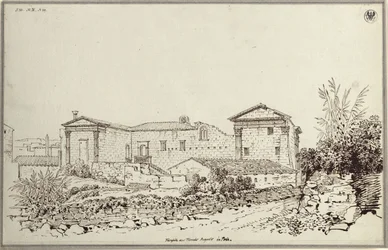 «Vista posterior do Templo de Augusto em Pola»