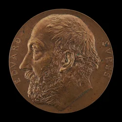 Eduard Suess, 1831-1914, geólogo [obverso], 1897.