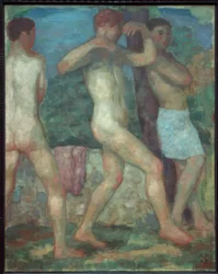 Três jovens