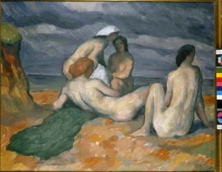 Mulheres à beira-mar
