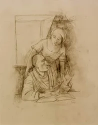 Casal à janela