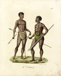 Guerreiros africanos (imprimir)
