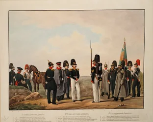 1ª, 2ª e 3ª Divisões de granadeiros russas, 1845-1855