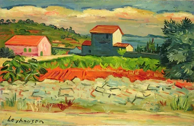Paisagem, perto, sanary, ii