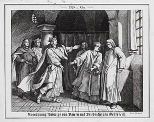 Reconciliação de Luís de Wittelsbach e Frederico de Habsburgo