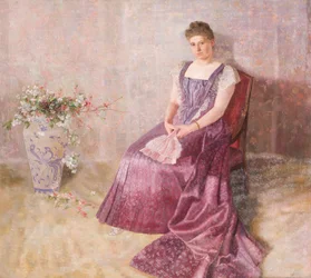 O vestido de estado púrpura. Frau von Birkenreuth