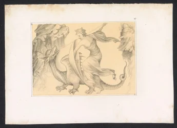 Gevecht tussen draak en vrouw
Desenhos e estudos de um mestre holandês do século XV. Após os originais preservados na Biblioteca Real em Berlim (título da série)