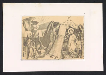 Lucas descreve Maria Desenhos e estudos de um mestre holandês do século XV. Século. Baseado nos originais mantidos na Biblioteca Real de Berlim (título da série)