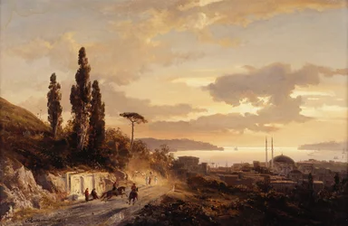 Vista de Constantinopla e do Bósforo do lado asiático, 1864