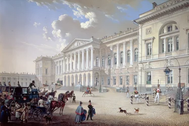 O Palácio Mikhailovsky, São Petersburgo, 1832