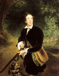 Retrato do autor Conde Aleksey Konstantinovich Tolstoy