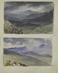 Caminho para Sinano após a tempestade, 1835.