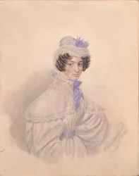 Anna Borisovna Bakunina de Retrato 1802-1835, 1835