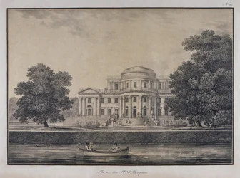 O Palácio Yelagin em São Petersburgo, 1823
